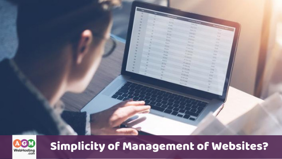 Simplicity of Management of Websites
