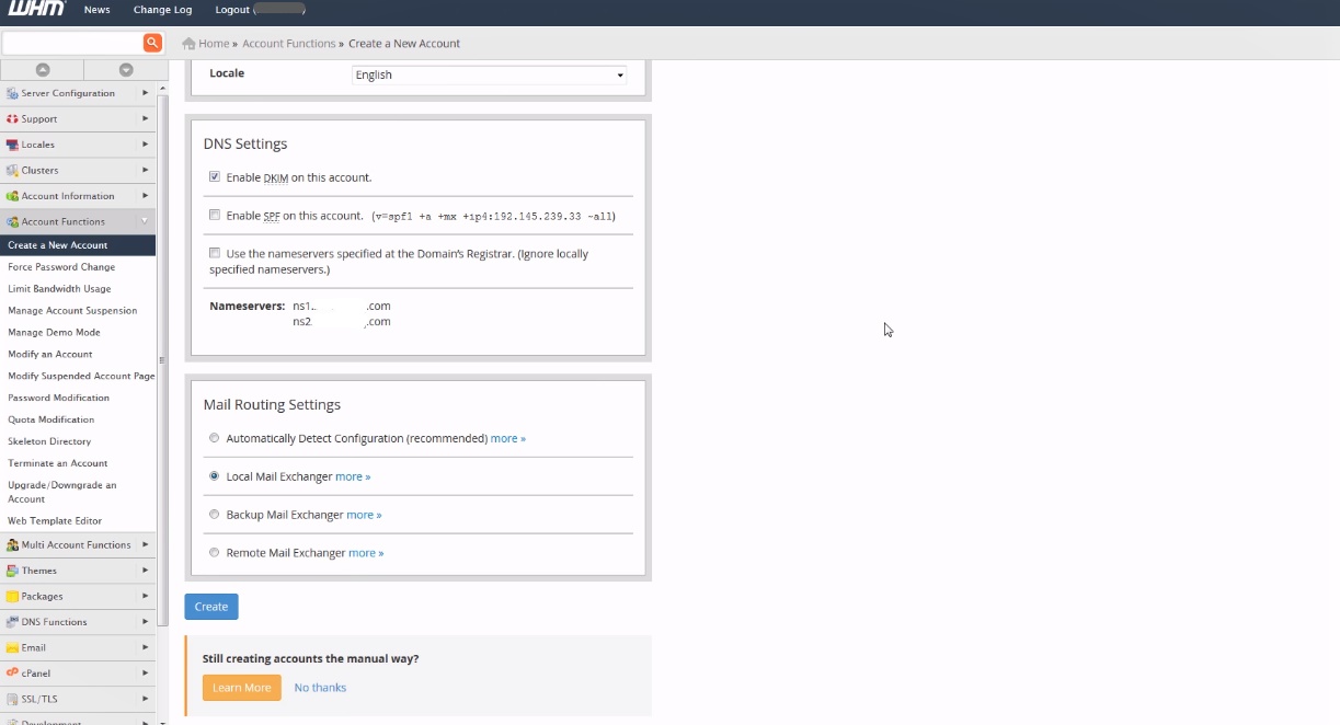 DNS Settings