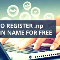 Register .np domain name for free