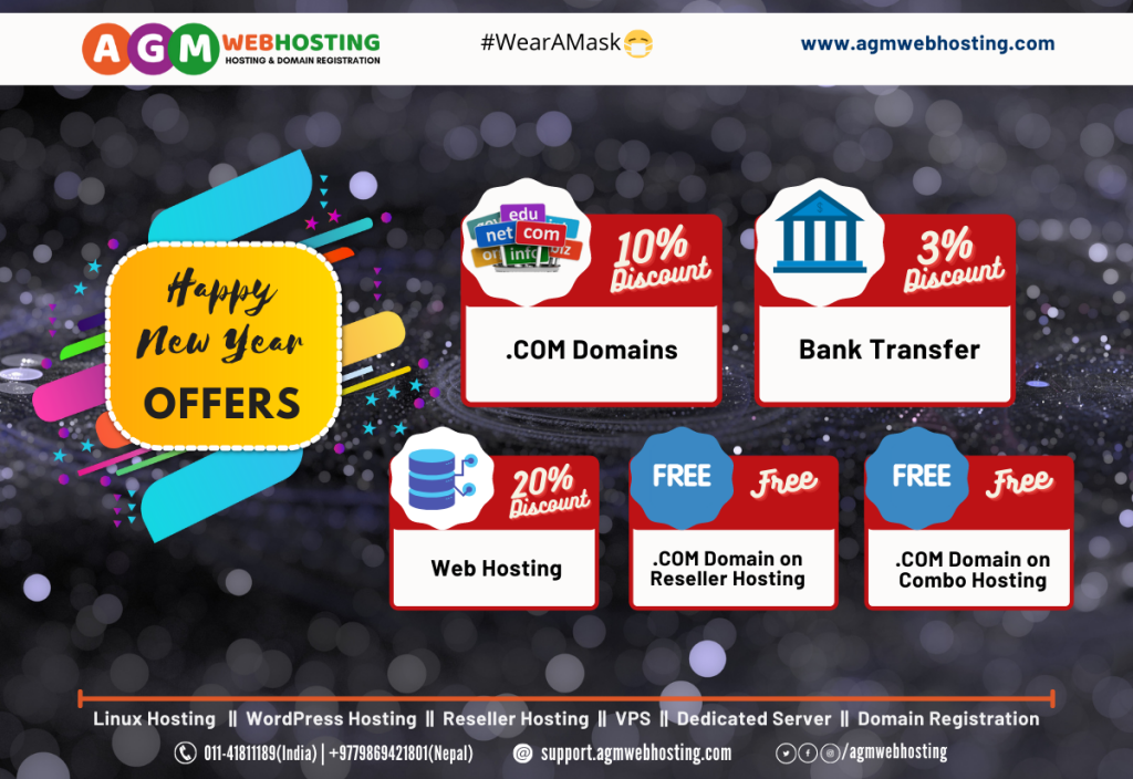 New Year Deals on Domain and Hosting